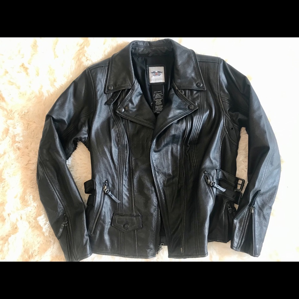 H-D Women’s Leather Riding or Casual Jacket - XL